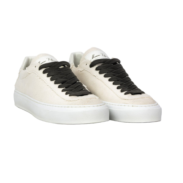 Sneakers in tela Bianco Mauro Volponi