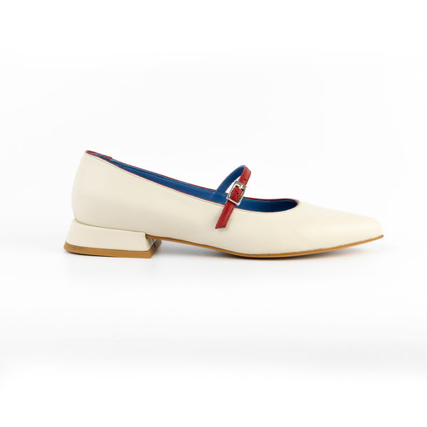 Tulipano in nappa bicolor Made in Italy