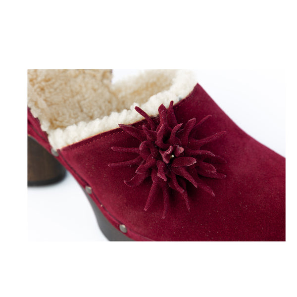 Calliope base in vero legno camoscio e montone Made in Italy