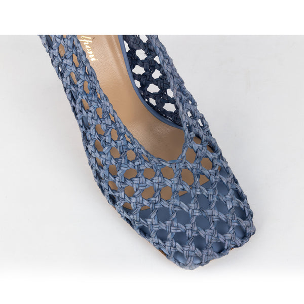 Girasole in nappa intrecciata Made in Italy