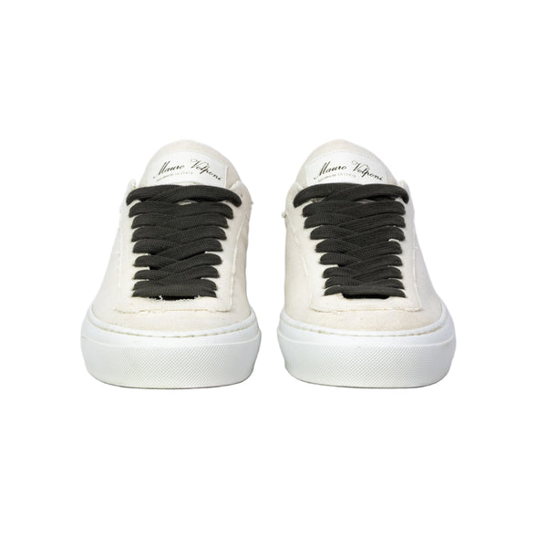 Sneakers in tela Bianco Mauro Volponi