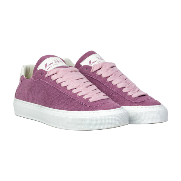 Sneakers in tela Rosa Mauro Volponi