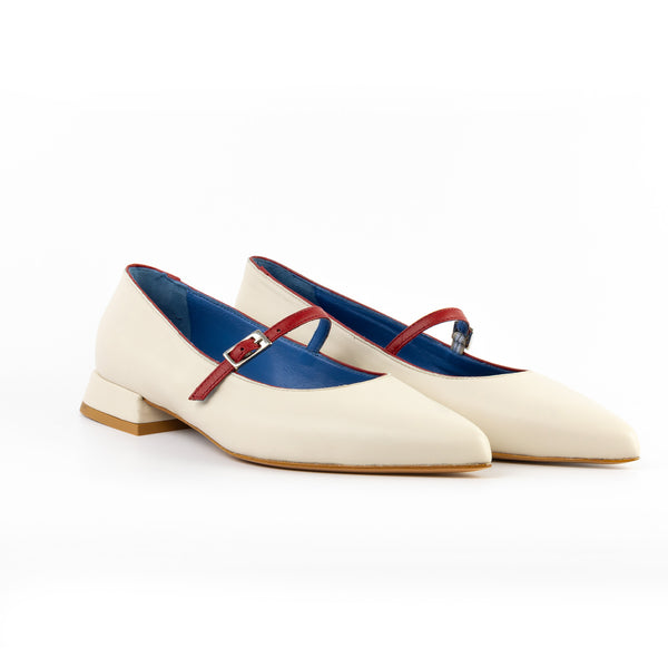 Tulipano in nappa bicolor Made in Italy