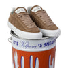 Sneakers in tela - Marrone
