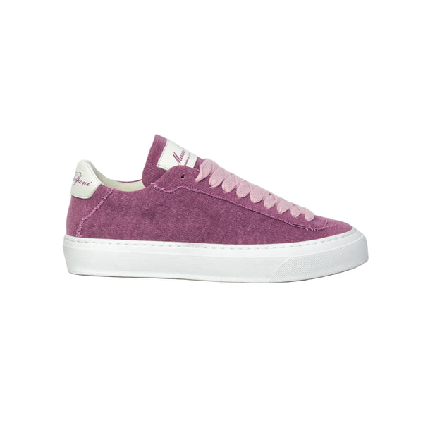Sneakers in tela - Rosa