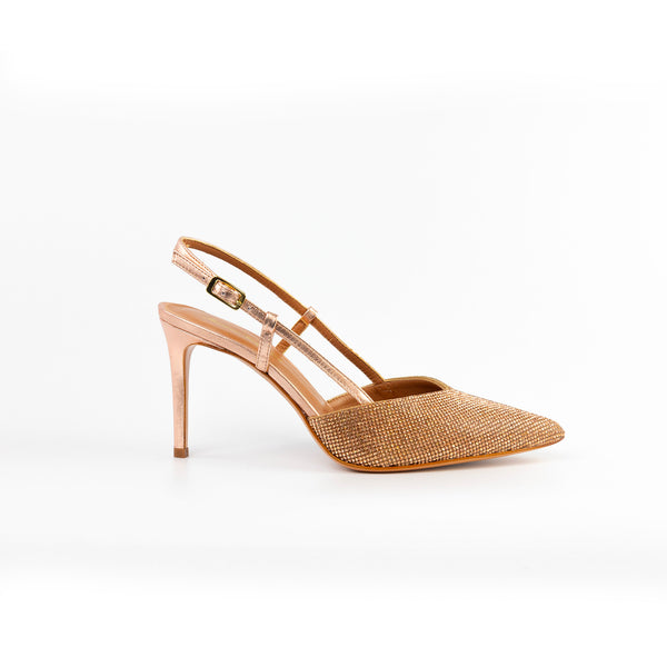 Mimosa in laminato con strass Made in Italy